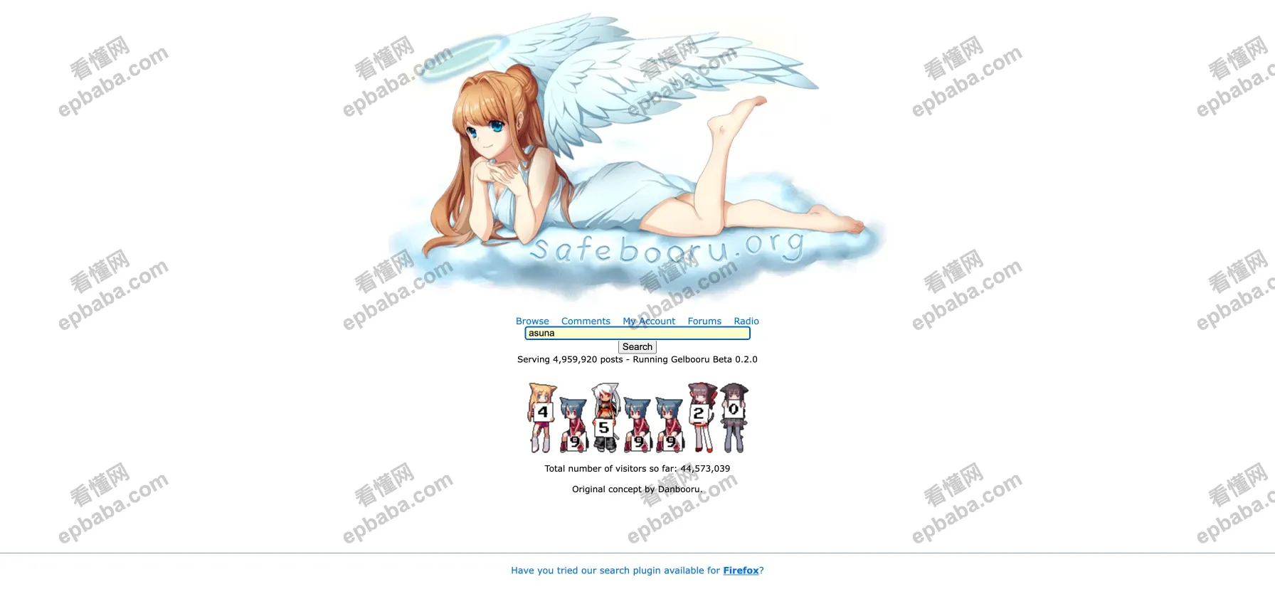 safebooru：搜索二次元动漫角色CG、立绘、同人插画的免费神器！