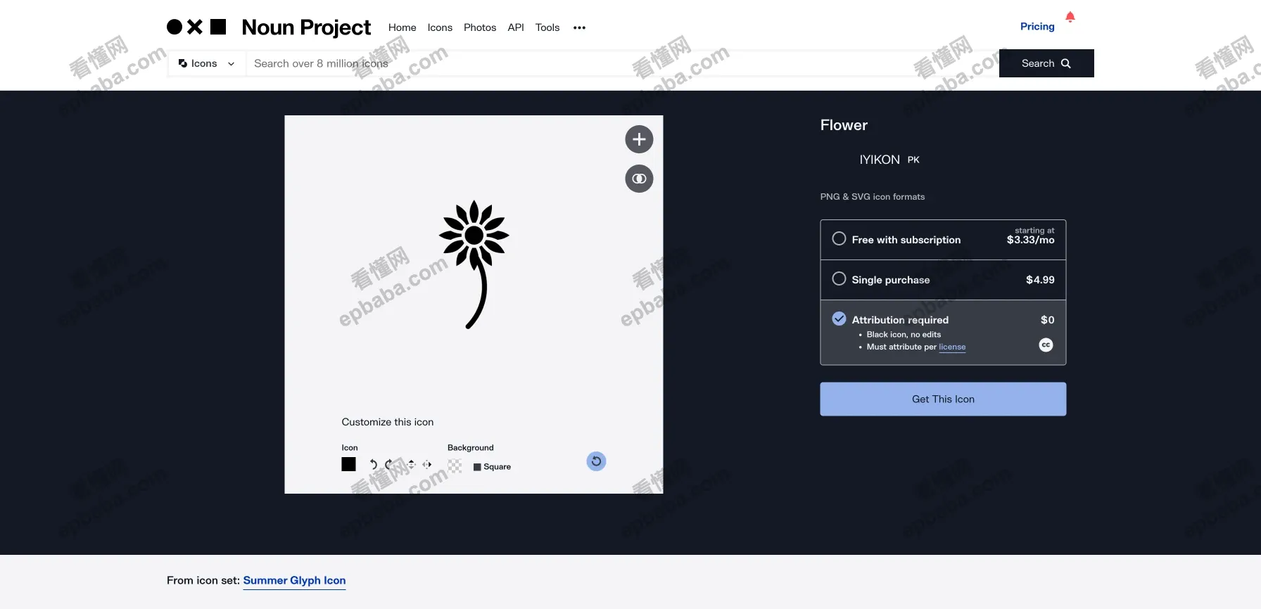 Thenounproject:可供学习交流免费下载的 SVG、PNG icon图标!