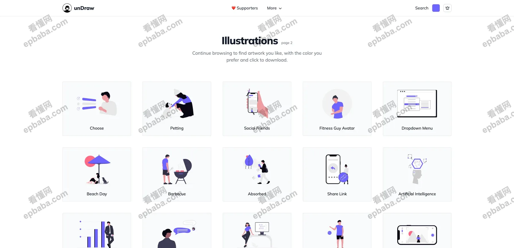 unDraw：免费、支持下载 SVG 格式的扁平矢量素材插画！