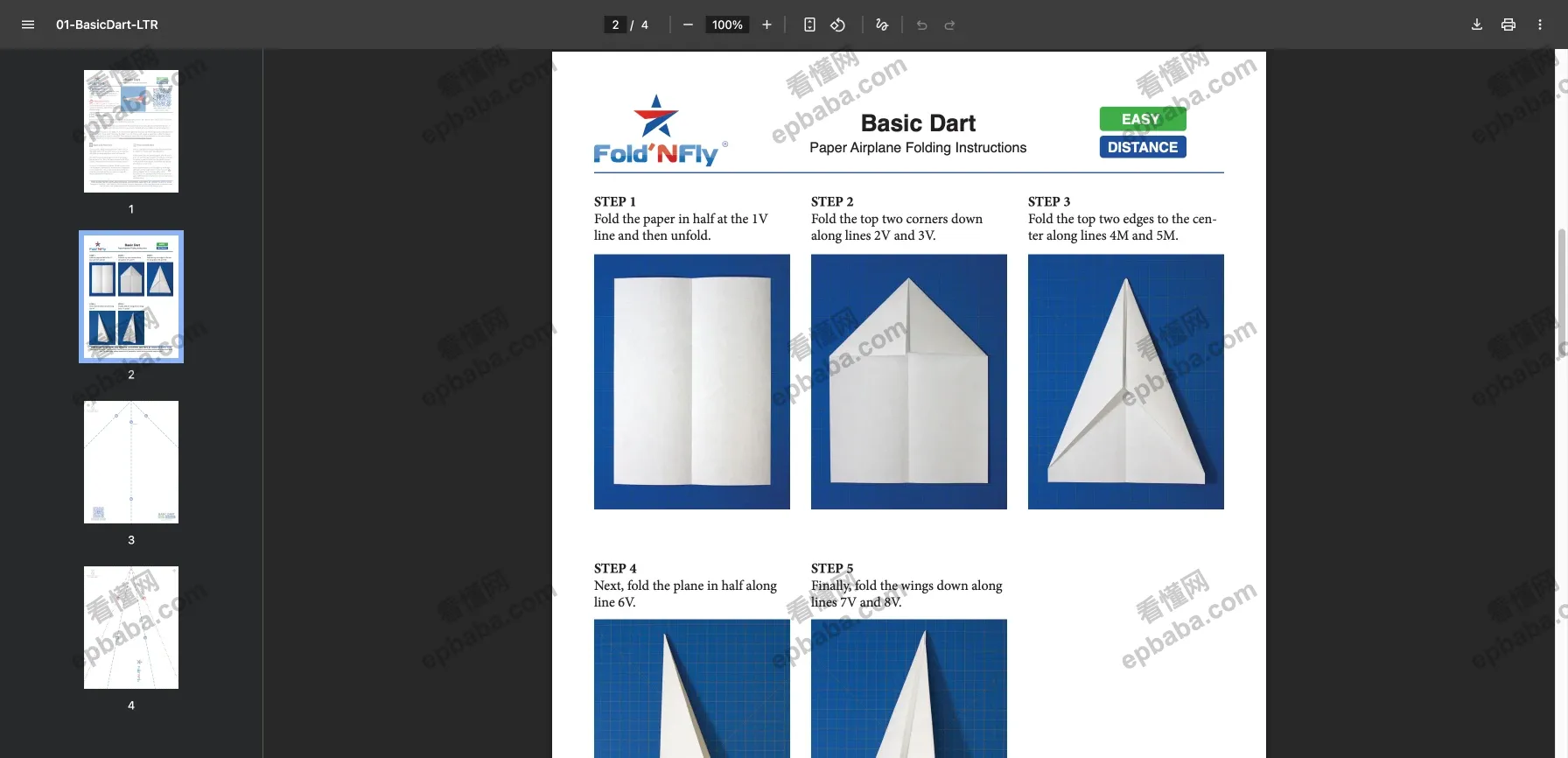 Fold 'N Fly：折纸教学、带娃一起手工折纸飞机的教学网！