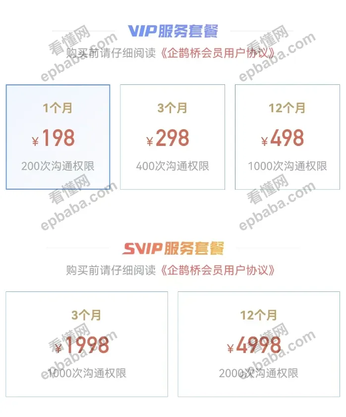 企鹊桥有必要开会员吗？开了会员有效果吗？