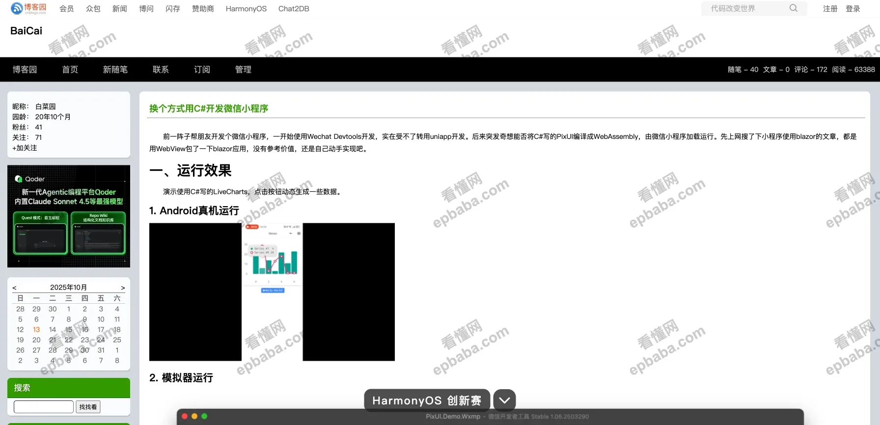 博客园：老字号的中文技术博客交流、学习社区！