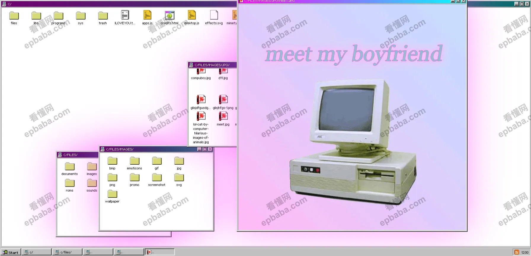 Windows 93：蒸汽波风格的网页版Windows系统模拟器！