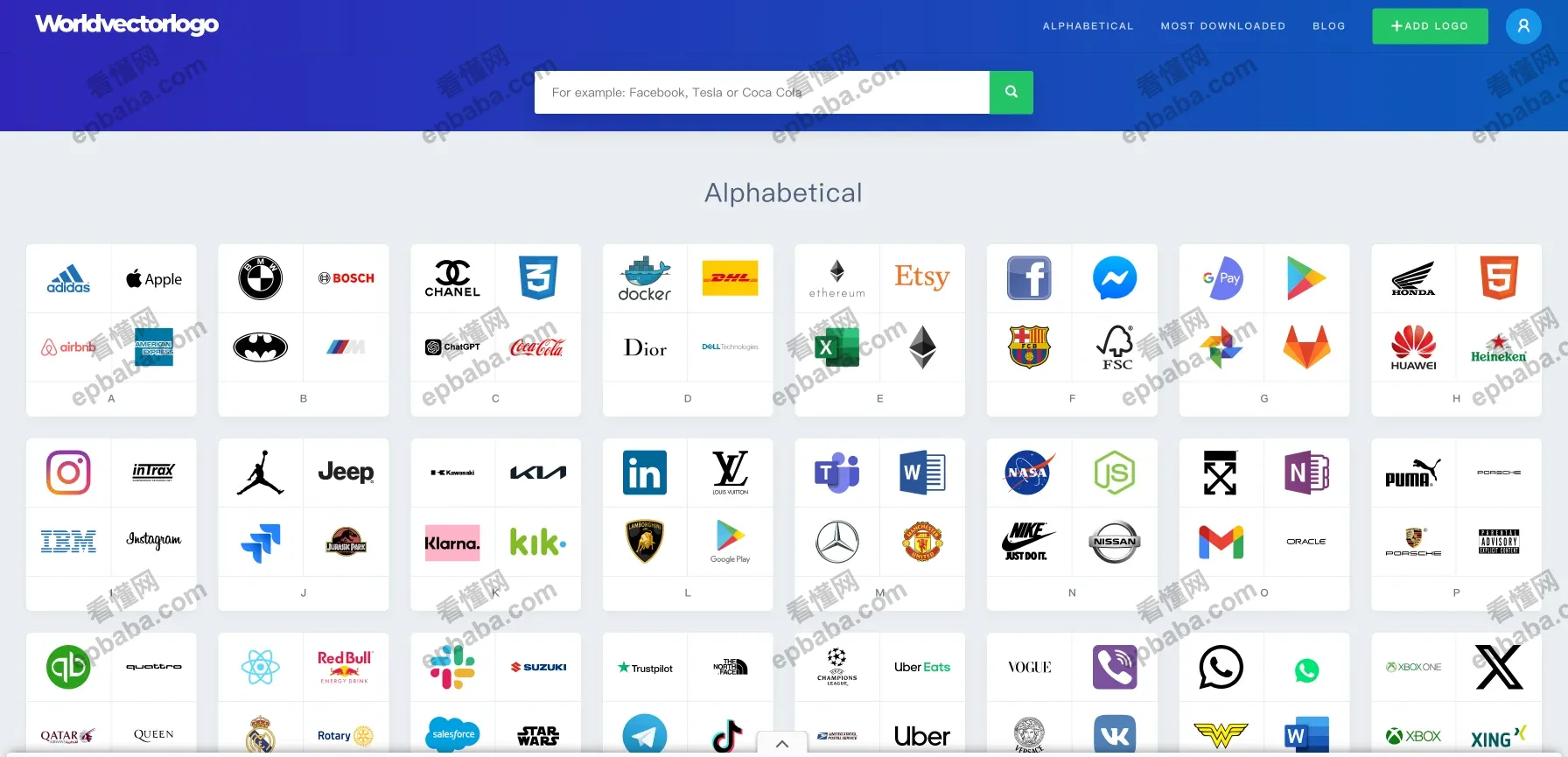 Worldvectorlogo：免费下载全球各大企业/产品LOGO 的网站！