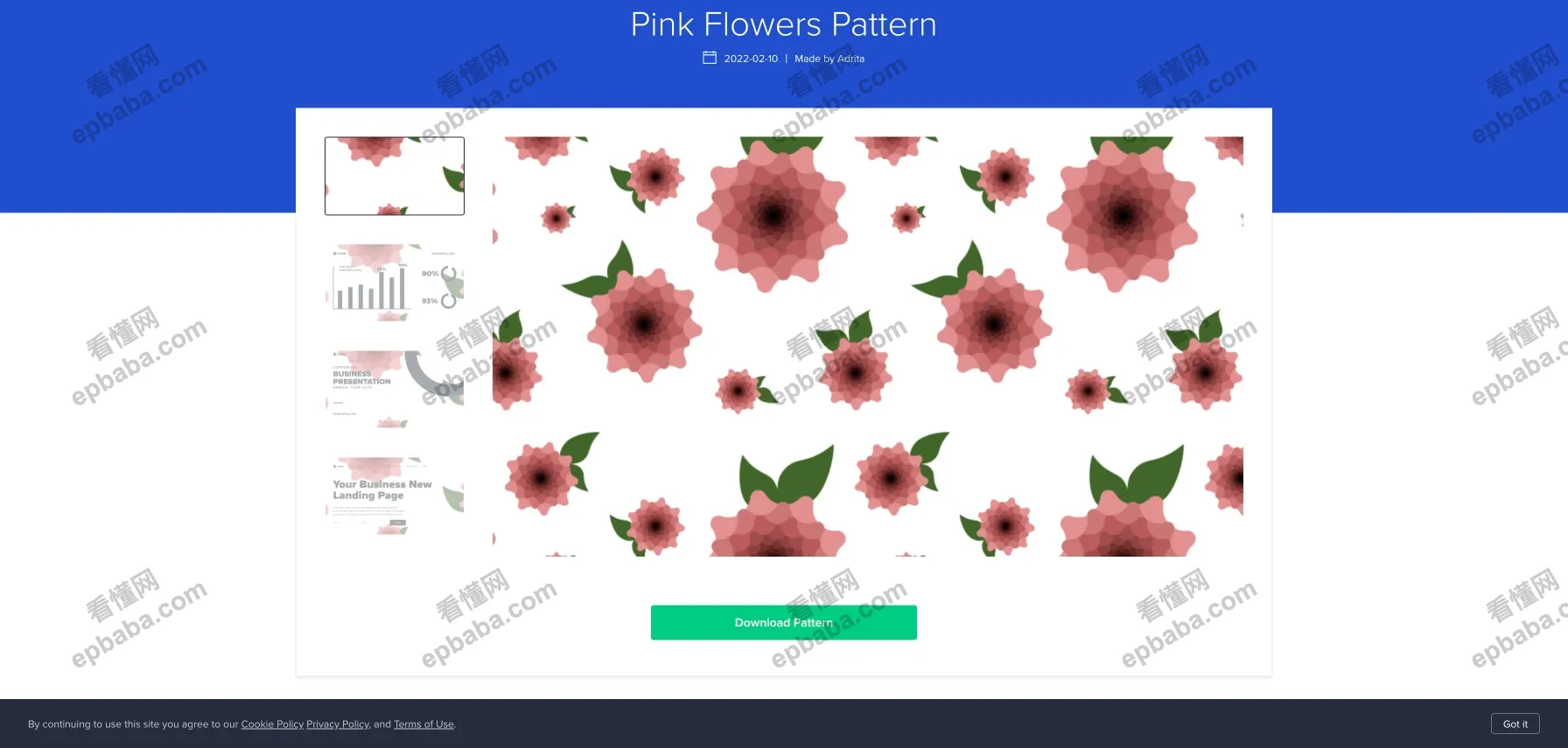 Toptal-Subtle Patterns：免费下载精美、高质量平铺背景素材的网站！