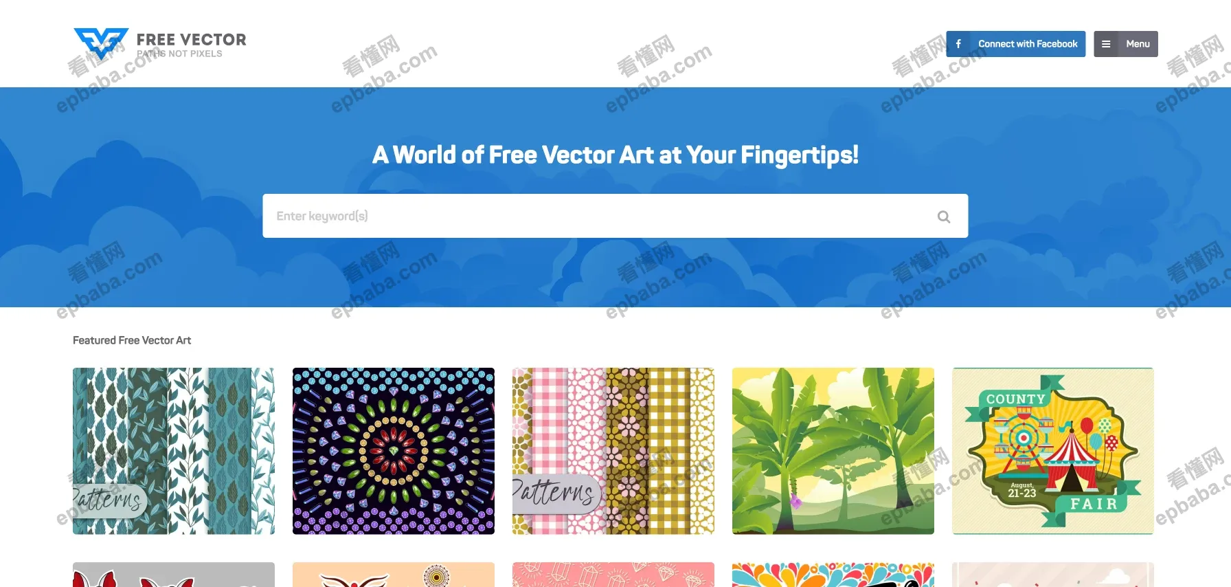 Free Vector：提供免费矢量图形、插画、平铺素材的网站！