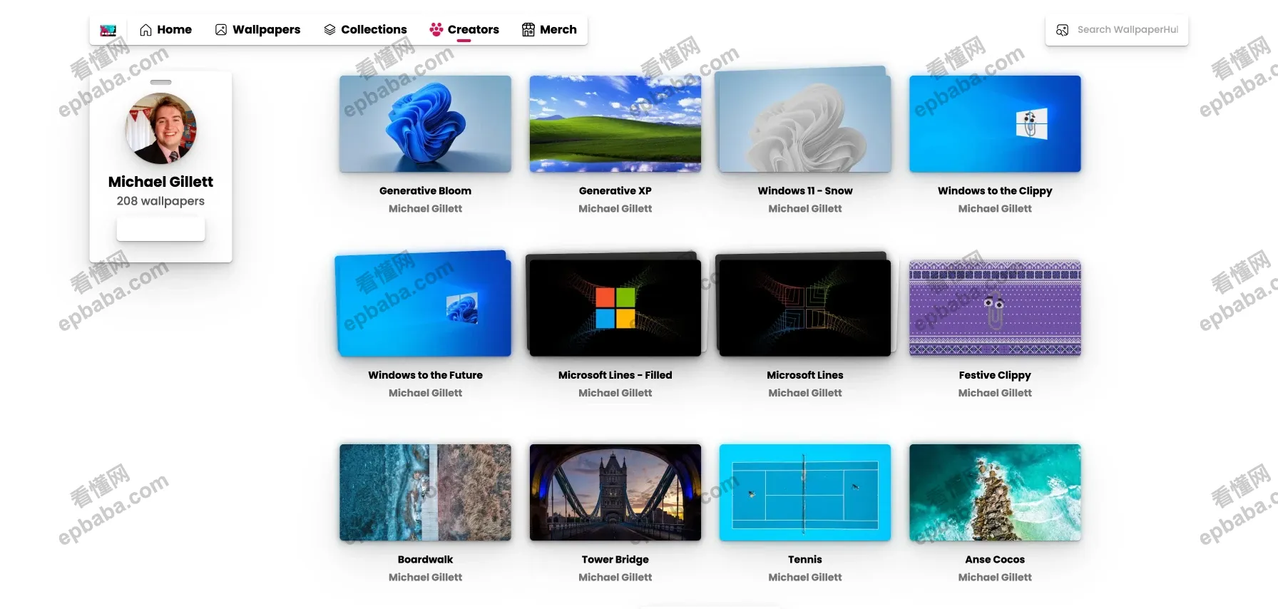 WallpaperHub:免费、超清的5K 自然景观壁纸网站!