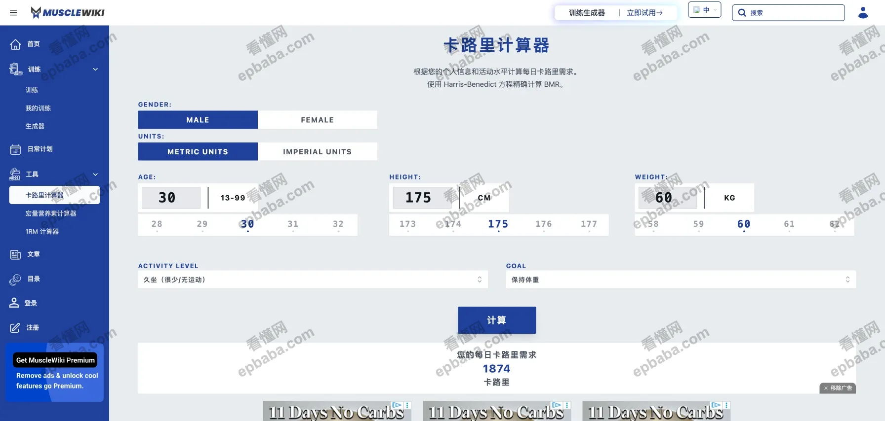 MuscleWiki：根据人体模型位置，推荐健身动作的在线教学工具！