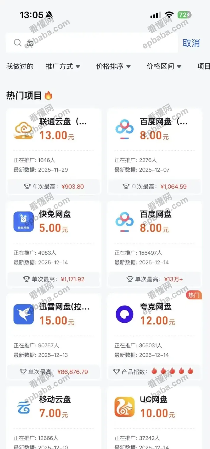 聊聊网盘拉新：集体内卷，最高15元1单，不过时有搞头！