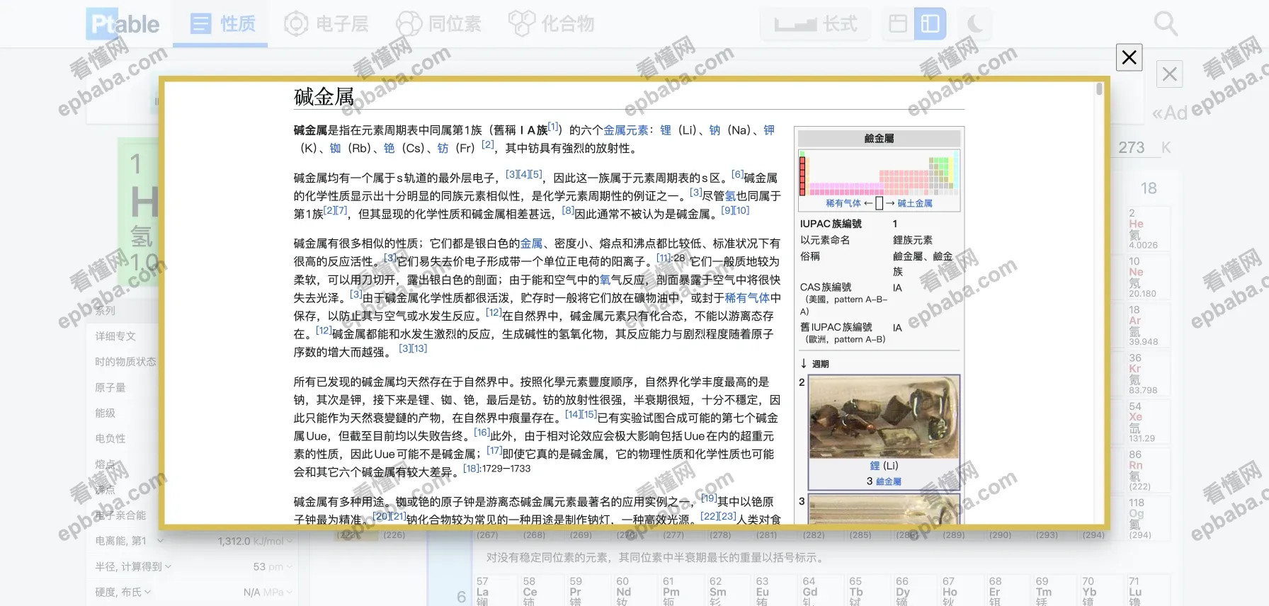 Ptable：动态、可组合交互的元素周期表工具，化学爱好者必备！
