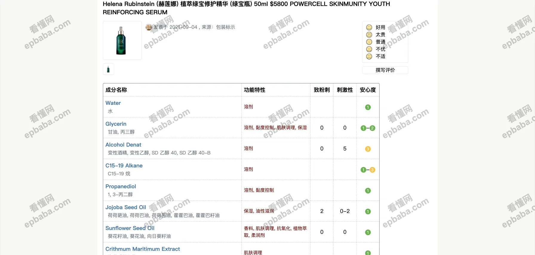 CosDNA:免费一站式查成分,让敏感肌选对护肤品、化妆品不踩雷!