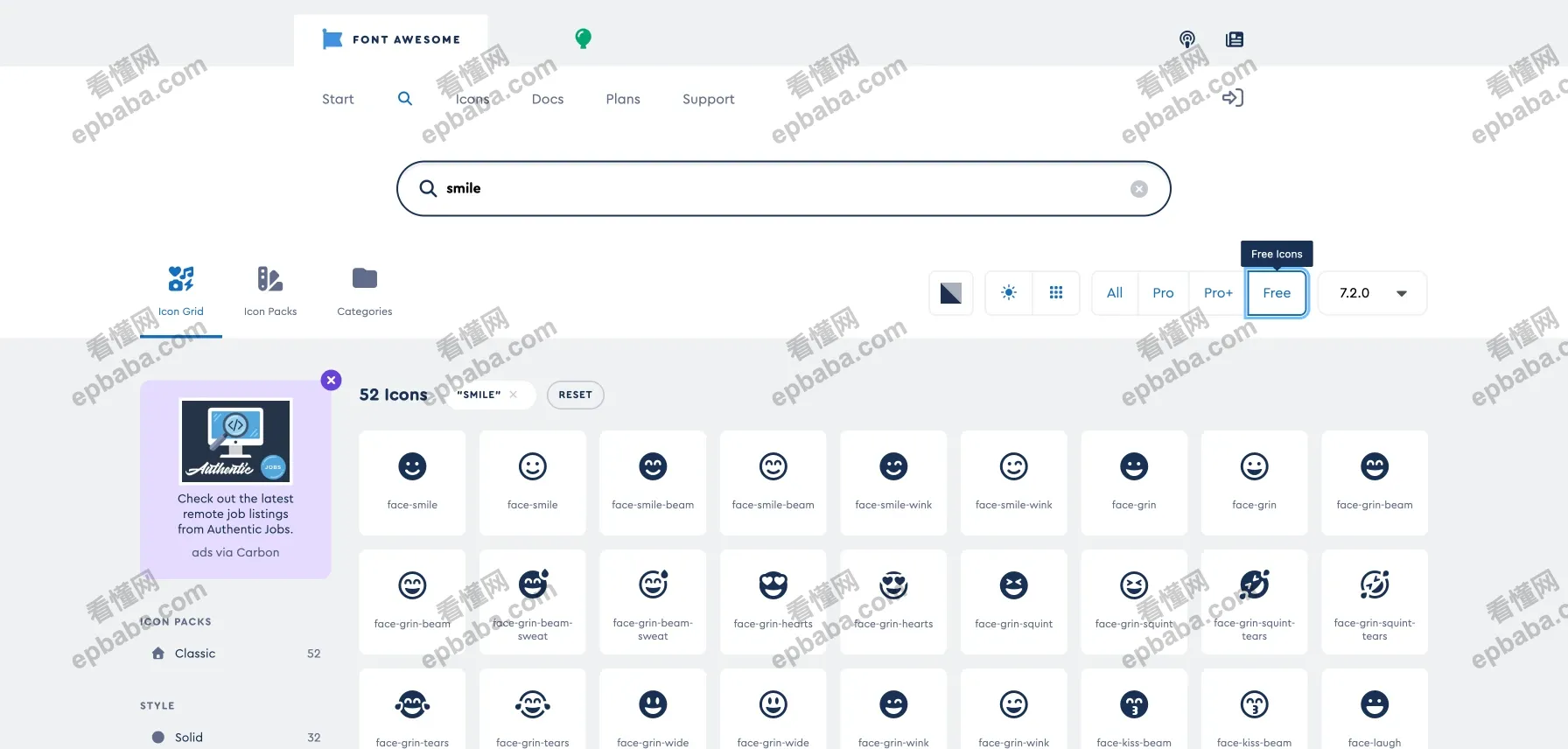 Font Awesome：专门提供海量icon下载的网站，可自由搜索灵感~